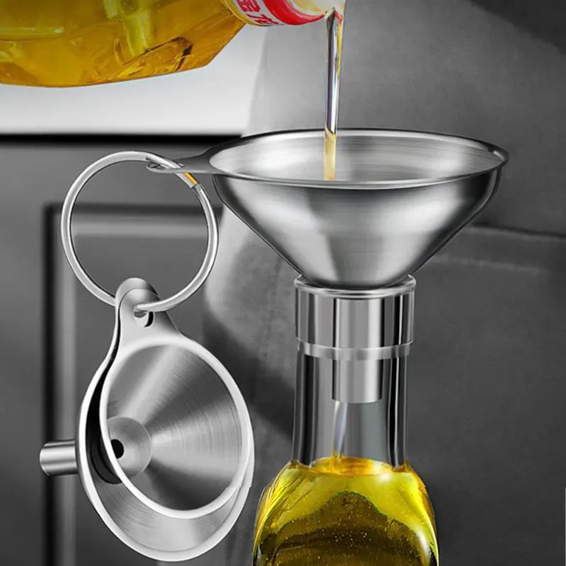 Kitchen Appliances On Sale - 3Pcs Stainless Steel Kitchen Funnel Set