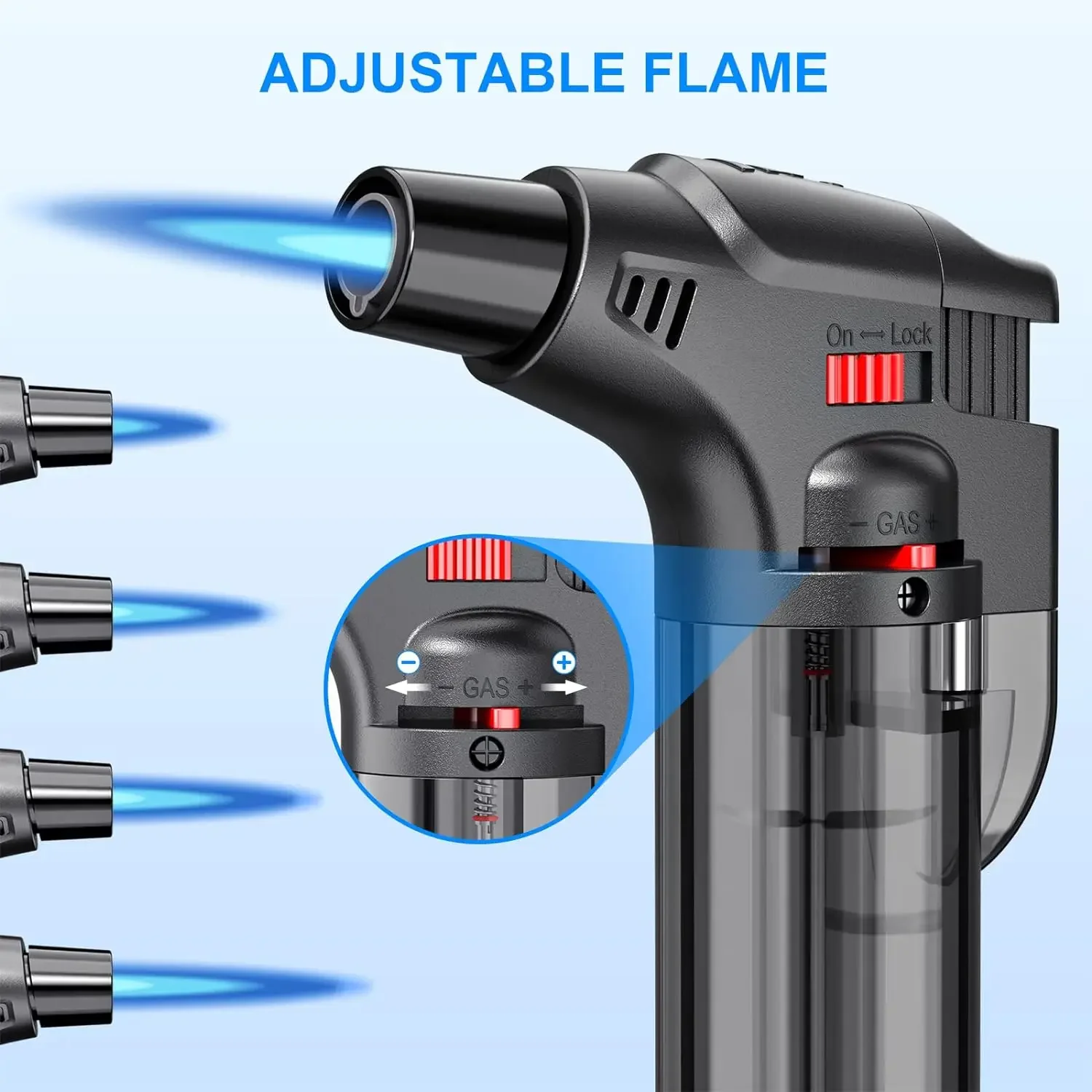 Kitchen Appliances On Sale - 4-pack torch lighters, windproof lighters, butane