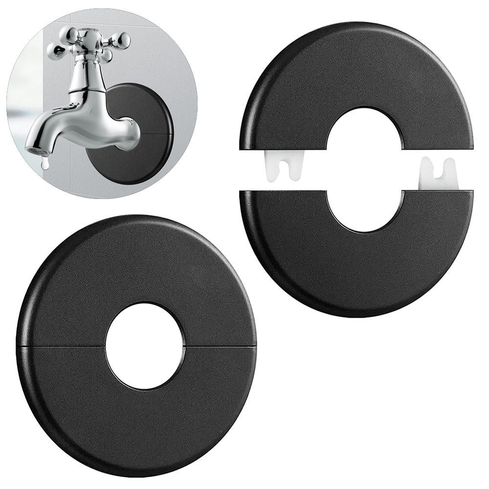 Kitchen Appliances White - Round Faucet Decorative Cover Bathroom Shower