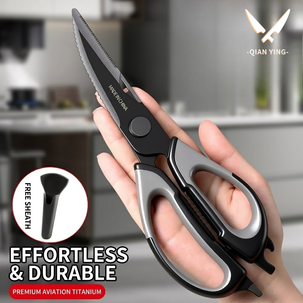 Kitchen Appliances On Sale - Kitchen scissors Titanium Chicken bone scissors