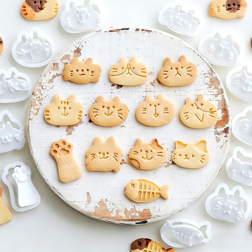 Kitchen Appliances On Sale - Cute Kitten DIY Stamp Cookie Cutters