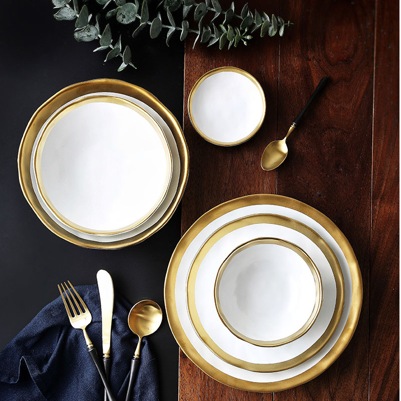 Kitchen Appliances White - Ceramic Black and White Tableware, Ceramic
