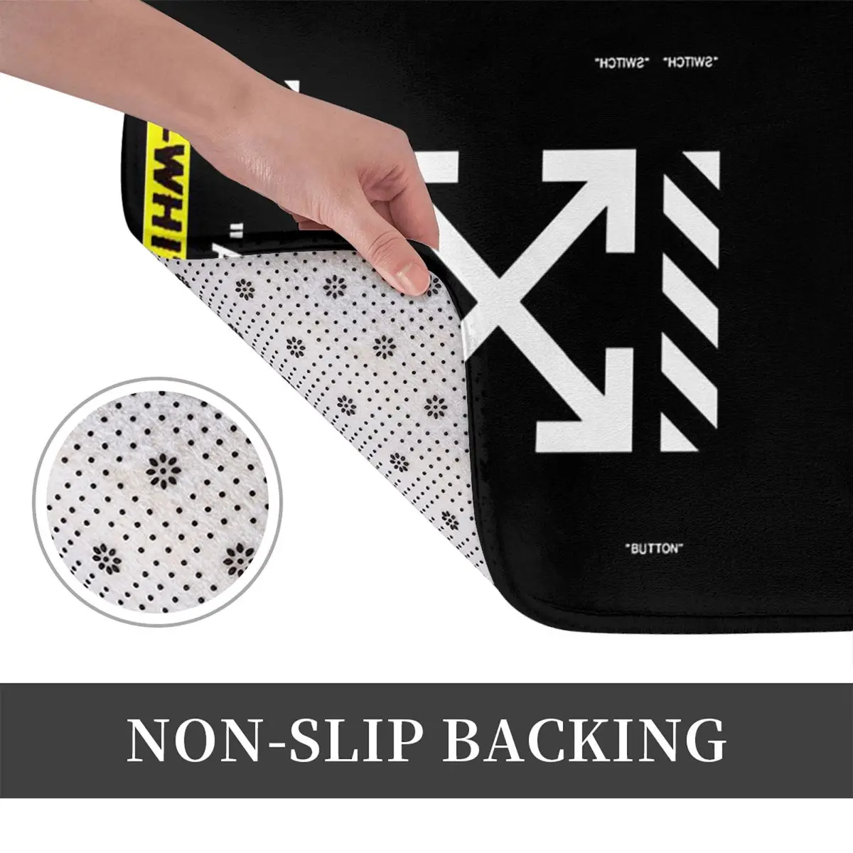 Off-white Doormat Durable Carp - Kitchen Appliances White 评论和价格
