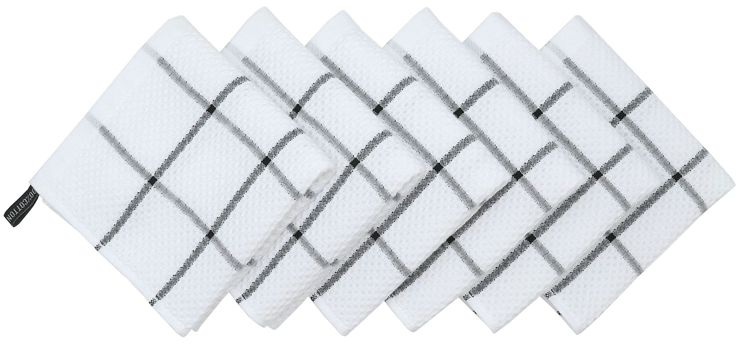 Plaid Cotton Kitchen Dish Clot - Kitchen Appliances White 评论和价格