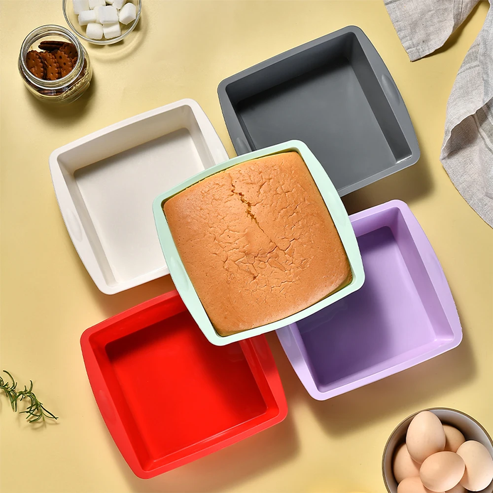 1/4Pcs Silicone Square Cake Mo - Kitchen Appliances On Sale 评论和价格