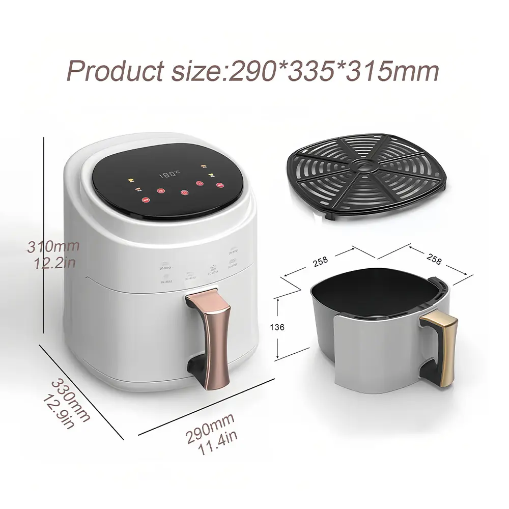 2800W 5L 6L 8L Digital Control - Air Fryer 5L Digital 评论和价格