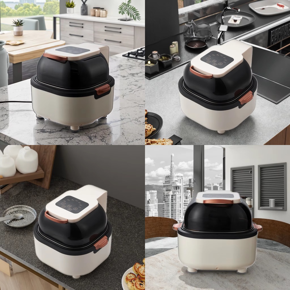 OUSHENG 5L OilFree Digital Con - Air Fryer 5L Digital 评论和价格