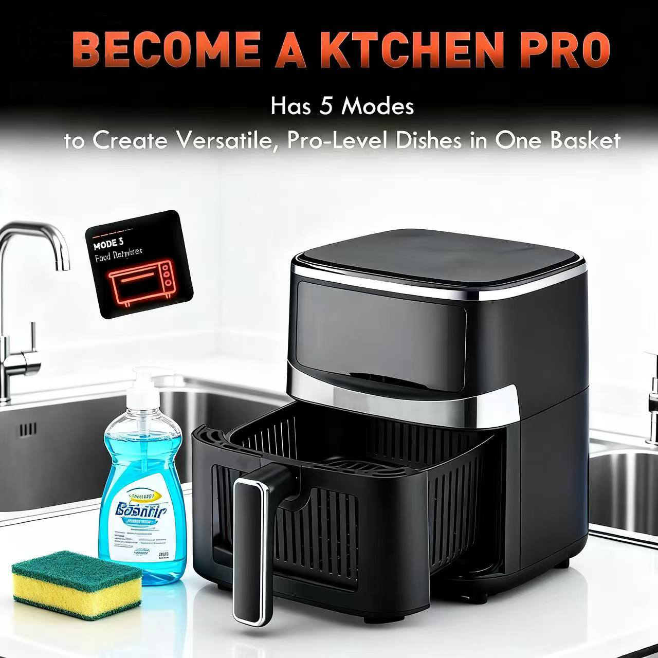 5.28 Qt Small Air Fryer - Digi - Air Fryer 5L Digital 评论和价格