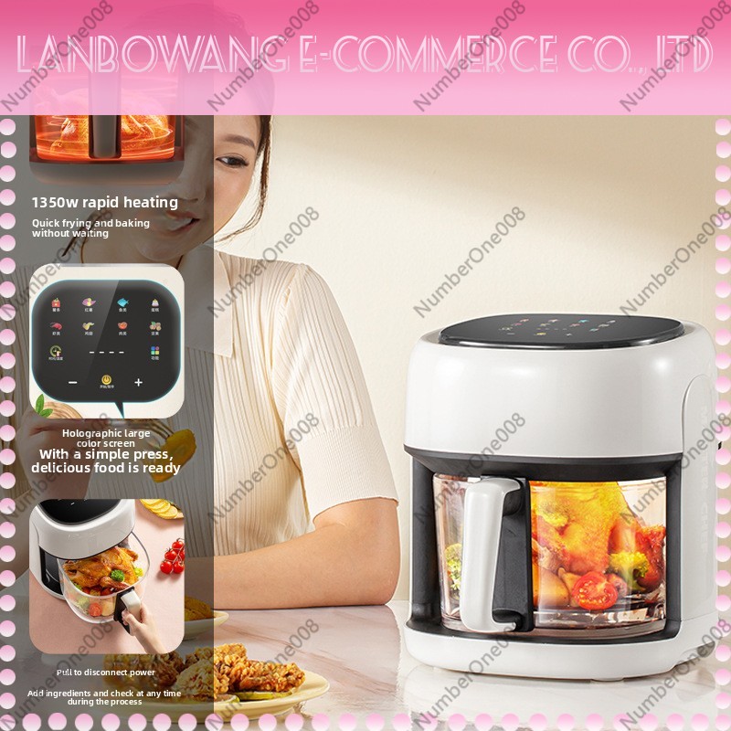 Large Capacity Glass Visible A - Air Fryer 5L Digital 评论和价格