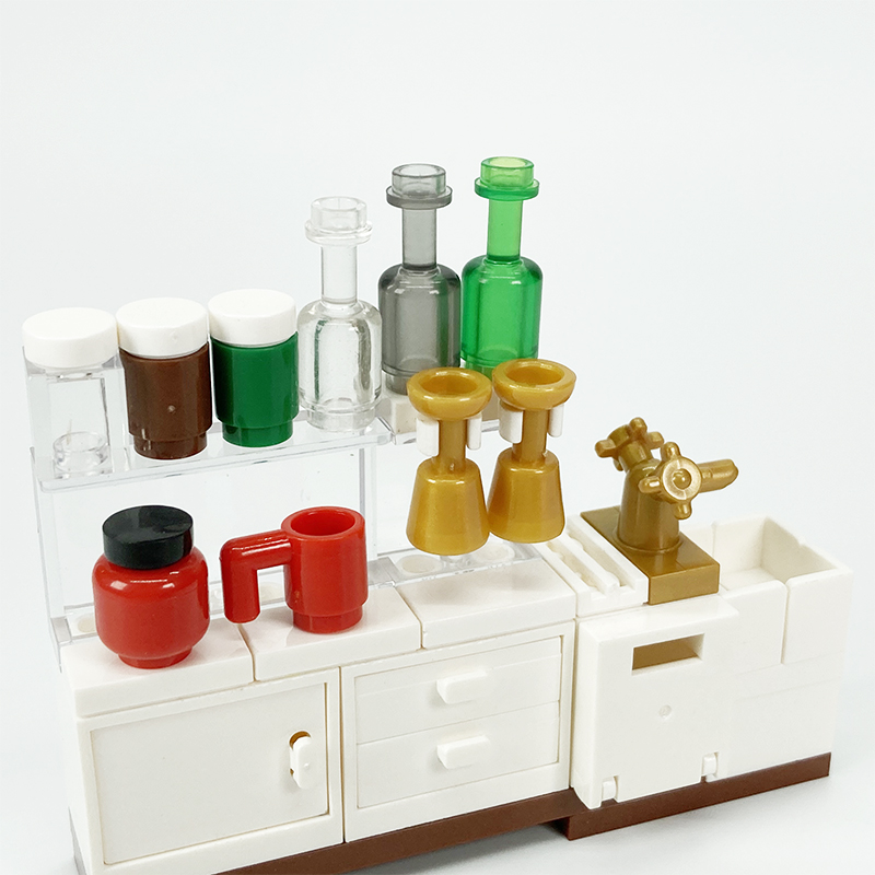 MOC block creative toys kitche - Kitchen Appliances Toys 评论和价格