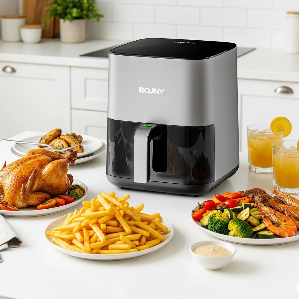 Digital Air Fryer with Visible - Air Fryer 5L Digital 评论和价格