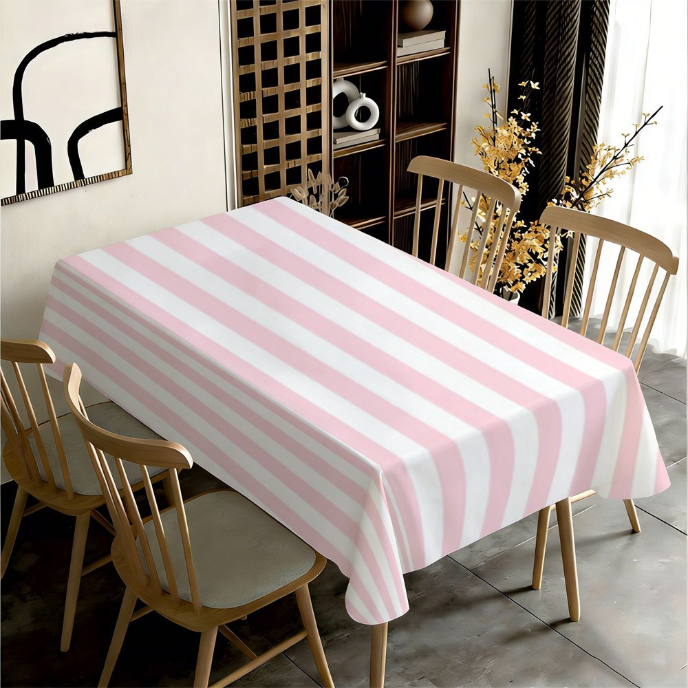 Pink White Striped Rectangle T - Kitchen Appliances White 评论和价格