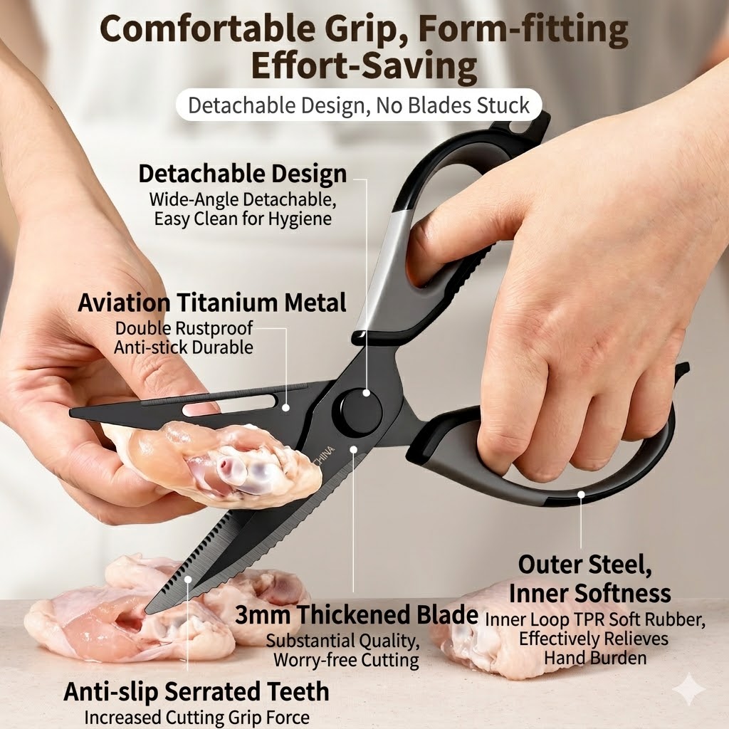 Kitchen scissors Titanium Chic - Kitchen Appliances On Sale 评论和价格