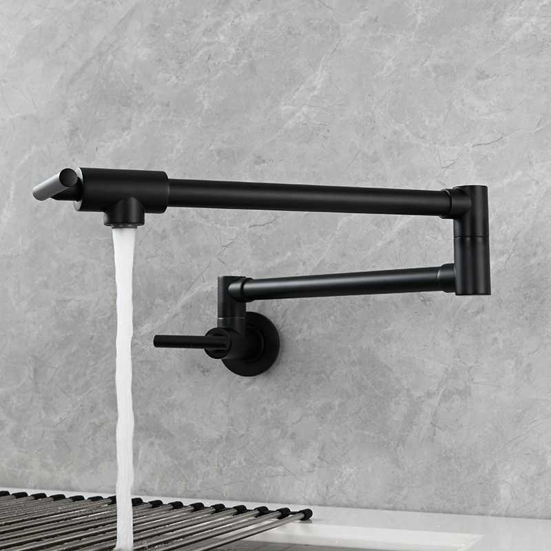 Black Wall Mounted Pot Filler  - Kitchen Appliances White 评论和价格