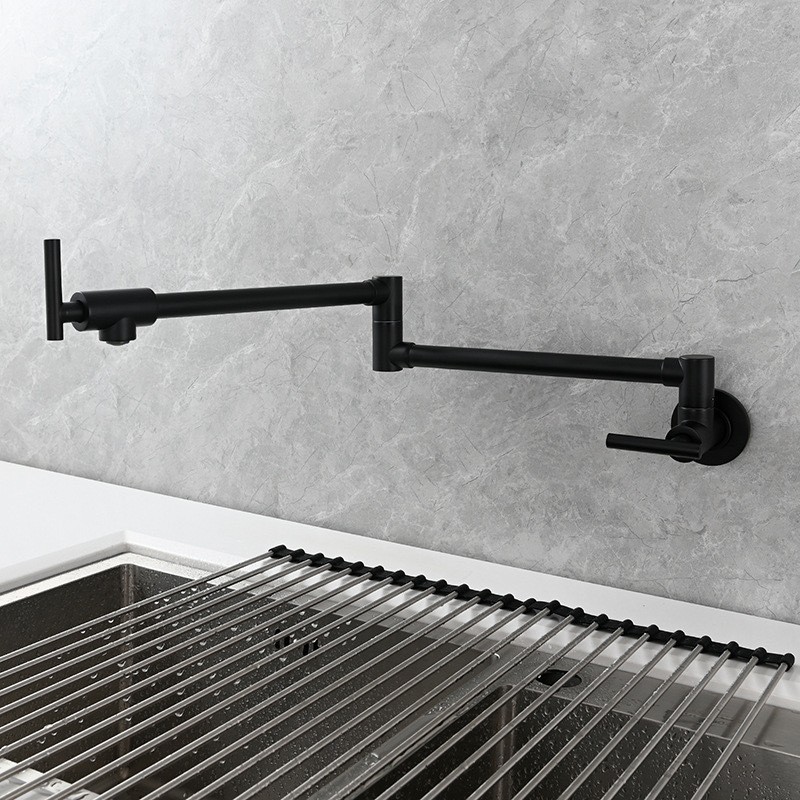 Black Wall Mounted Pot Filler  - Kitchen Appliances White 评论和价格
