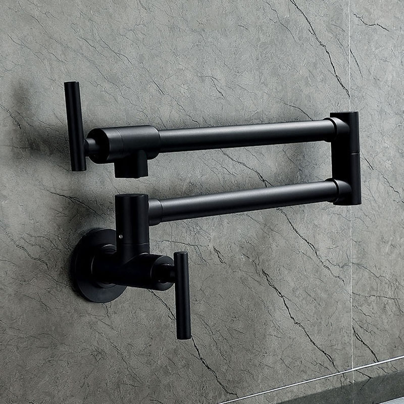Black Wall Mounted Pot Filler  - Kitchen Appliances White 评论和价格