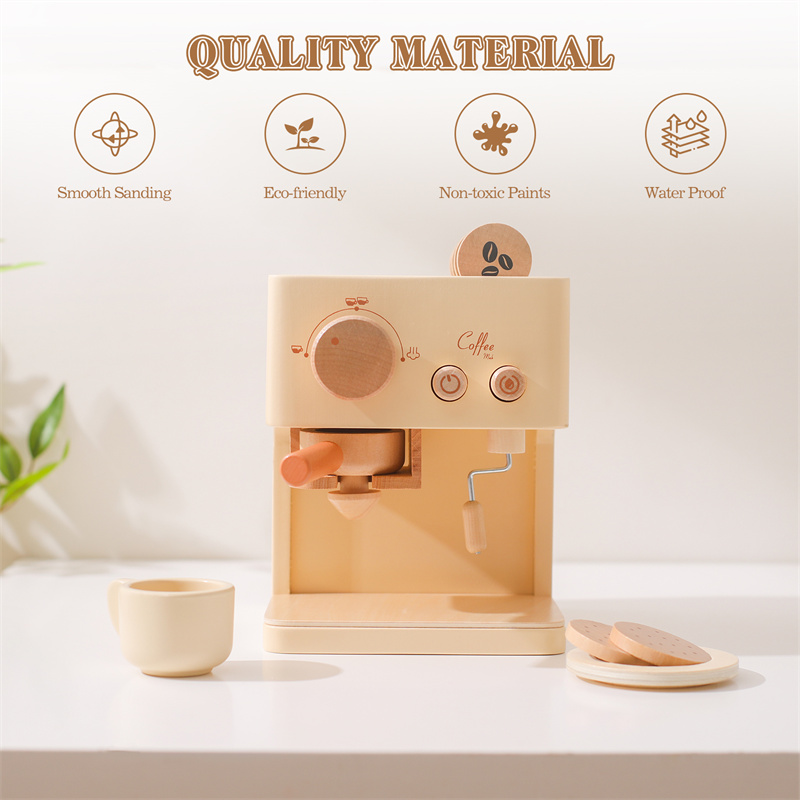 Kids Wooden Montessori Toy Set - Kitchen Appliances Toys 评论和价格