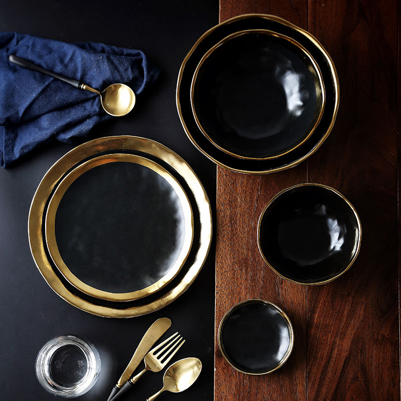 Ceramic Black and White Tablew - Kitchen Appliances White 评论和价格